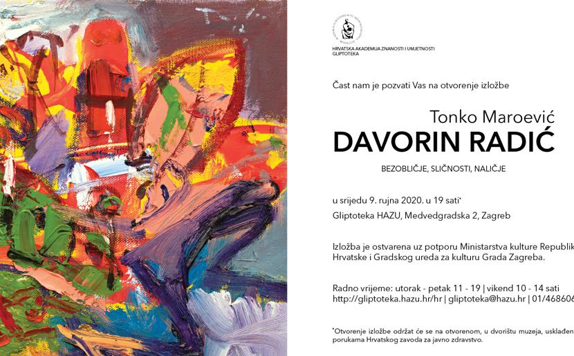 Davorin Radić: Bezobličje, sličnosti, naličja